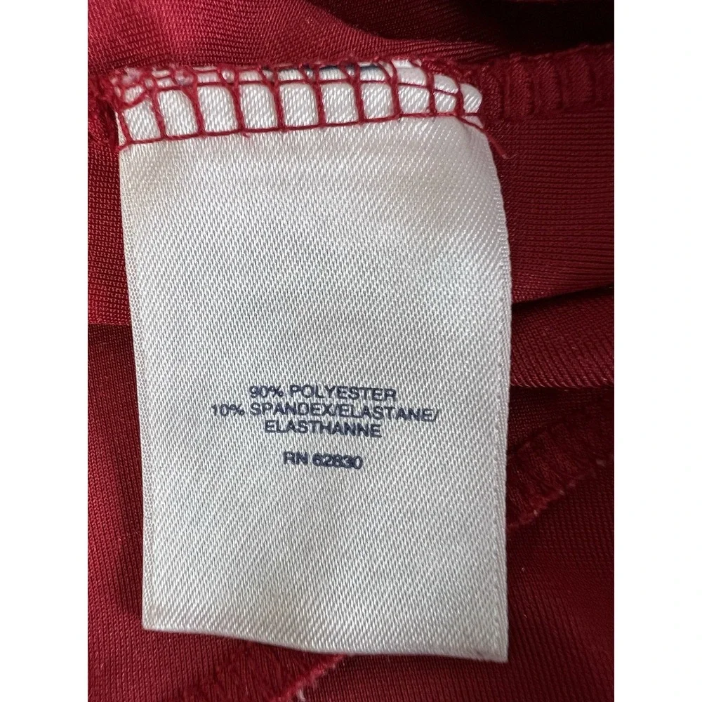 Lands' End Girl Children Place, Size M 5-6 Red Velvet‎ Velour Dress